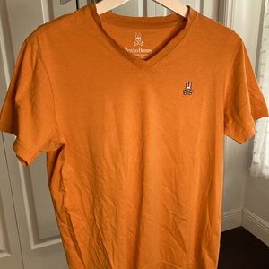 Psycho Bunny orange T-shirt